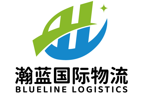 BlueLine Logistics corporate logo, blue and white design with stylized BL initials, modern professional appearance